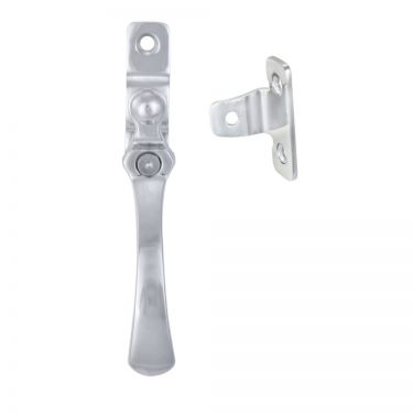 Click Here To Enlarge This Photo Of V1005LCKCP - Carlisle Brass Victorian Casement Fastener &lpar;Wedge Pattern - Lockable&rpar; Polished Chrome