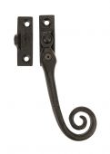 LF1006RH - Carlisle Brass Ludlow Foundries Locking Casement Fastener c&sol;w Key - Right Hand Black Antique