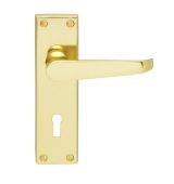 CBV30 - Carlisle Brass Victorian Lever Lock Furniture &lpar;Contract Range&rpar; Polished Brass