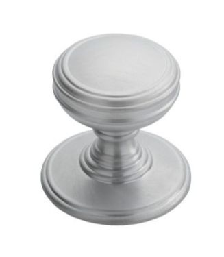 Click Here To Enlarge This Photo Of DK47DSC - Carlisle Brass Delamain Plain Knob 38mm Satin Chrome