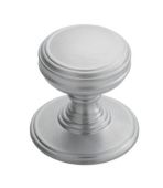 DK47DSC - Carlisle Brass Delamain Plain Knob 38mm Satin Chrome