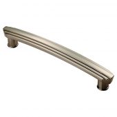 ADR502CSN - Carlisle Brass Fingertip Design Art Deco Handle &lpar;160mm c&sol;c&rpar; 190mm Satin Nickel