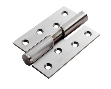 Click Here To Enlarge This Photo Of RBH1433LEF&sol;SSS - Carlisle Brass Eurospec 102mm x 76mm x 3mm Rising Butt Hinges &lpar;Left Hand&rpar; Satin Stainless Steel
