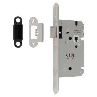 DLS0060LSSS&sol;R - Carlisle Brass Eurospec Din Latch 60mm &lpar;Radius&rpar; Satin Stainless Steel