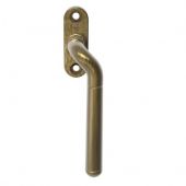 V1008RHFB - Carlisle Brass Cranked Locking Espag&period; Handle &lpar;Right Hand&rpar; Florentine Bronze