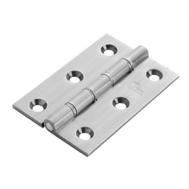 Click Here To Enlarge This Photo Of HDSSW5SC - Carlisle Brass Double Stainless Steel Washered Brass Butt Hinges 102mm x 67mm x 4mm Satin Chrome