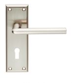 SZR011SN - Carlisle Brass Serozzetta 'Dieci' Lever on Bathroom Backplate &lpar;57mm c&sol;c&rpar; Satin Nickel