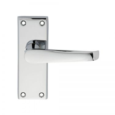 Click Here To Enlarge This Photo Of M31CP - Carlisle Brass Victorian Lever Latch Furniture Polished Chrome