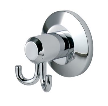 Click Here To Enlarge This Photo Of LW02CP - Carlisle Brass - De L'eau Tempo Double Robe Hook Polished Chrome