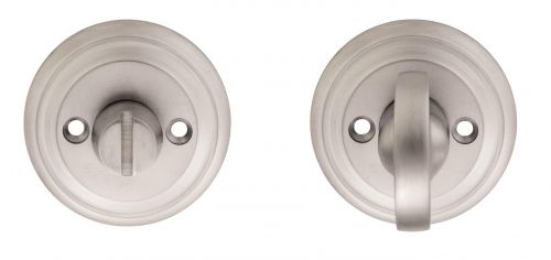Click Here To Enlarge This Photo Of DK12SC - Carlisle Brass Delamain Large Turn & Release  &lpar;Face Fix&rpar; Satin Chrome