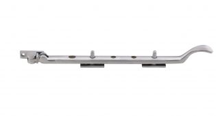 M44CSC - Carlisle Brass Victorian Casement Stay 200mm Satin Chrome