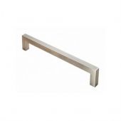 SSM1422SSS - Carlisle Brass Eurospec 225mm x 19mm Square Mitred Pull Handle &lpar;G304&rpar; Satin Stainless Steel