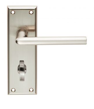 Click Here To Enlarge This Photo Of SZR013SN - Carlisle Brass Serozzetta 'Dieci' Lever on Bathroom Backplate &lpar;57mm c&sol;c&rpar; Satin Nickel