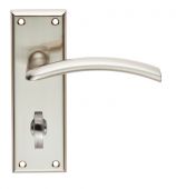 SZR033SN - Carlisle Brass Serozzetta 'Trenta' Lever on Bathroom Backplate &lpar;57mm c&sol;c&rpar; Satin Nickel