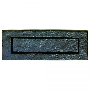 Click Here To Enlarge This Photo Of LF5524 - Carlisle Brass Ludlow Foundries Traditional Letter Plate - Black Antique - Size&colon; 268x91mm - c&sol;c&colon; 233mm - Aperture&colon; 196x46mm