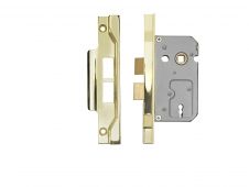 LSE5225EB&sol;REB - Carlisle Brass Eurospec 2 Lever Rebatded Sashlock &lpar;Economy&rpar; Electro Brass