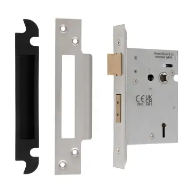 Click Here To Enlarge This Photo Of LSS5525SSS - Carlisle Brass Eurospec Easi-T 5 Lever Security Sashlock 64mm Satin Stainless Steel