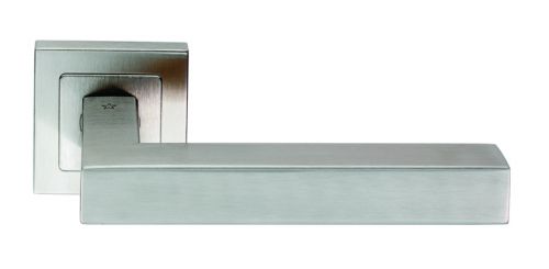 Click Here To Enlarge This Photo Of SSL1401SSS - Carlisle Brass Eurospec 'Alvar' Designer Lever on Square Rose &lpar;G304&rpar; Satin Stainless Steel