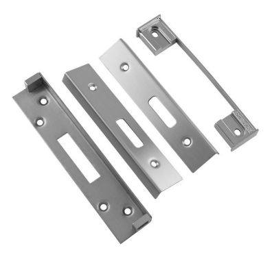 Click Here To Enlarge This Photo Of ARB5405SSS - Carlisle Brass Eurospec Easi-T Rebate Set &lpar;Deadlock&rpar; to suit British Standard Cylinder Lock 13mm Satin Stainless Steel