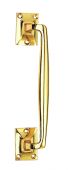 AA92 - Carlisle Brass Pull Handle &lpar;Pub Style&rpar; 250mm Polished Brass