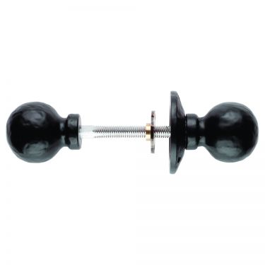 Click Here To Enlarge This Photo Of LF5594R - Carlisle Brass Ludlow Foundries Ball Rim Knob Furniture &lpar; 60mm Rose &sol; 45mm Knob &rpar; Black Antique