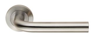 SWL1191SSS - Carlisle Brass Eurospec 'Spira' Designer Lever on Round Rose &lpar;G304&rpar; Satin Stainless Steel