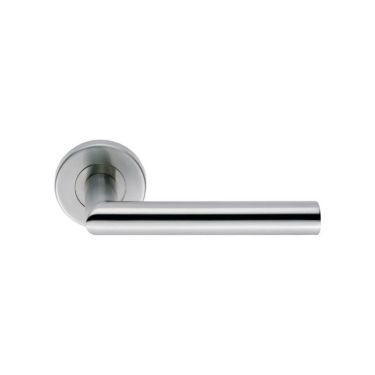 Click Here To Enlarge This Photo Of SWL1192SSS - Carlisle Brass Eurospec 'Treviri' Designer Lever on Round Rose &lpar;G304&rpar; Satin Stainless Steel
