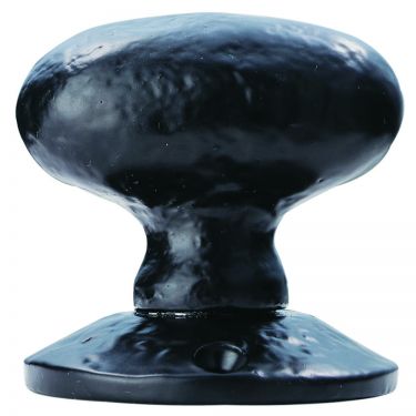Click Here To Enlarge This Photo Of LF5595 - Carlisle Brass Ludlow Foundries Oval Mortice Knob Furniture Black Antique