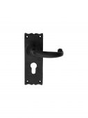 LF5501Y - Carlisle Brass Ludlow Foundries Traditional Euro Profile Lever Lock Furniture &lpar;47&period;5mm c&sol;c&rpar; Black Antique