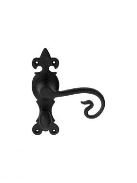 Click Here To Enlarge This Photo Of LF5118 - Carlisle Brass Ludlow Foundries Curly Tail Lever Bathroom Furniture Black Antique