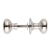 M35RSCP - Carlisle Brass Manital Victorian Mushroom Rim Knob Set Polished Chrome
