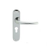 EL31YCP - Carlisle Brass Manital 'Lilla' Euro Profile Lock Lever Handles &lpar;47&period;5mm c&sol;c&rpar; Polished Chrome