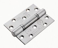 H2N1103&sol;13SSS - Carlisle Brass Eurospec 100mm x 76mm x 3mm Grade 13 Thrust Bearing Hinges - Satin Stainless Steel