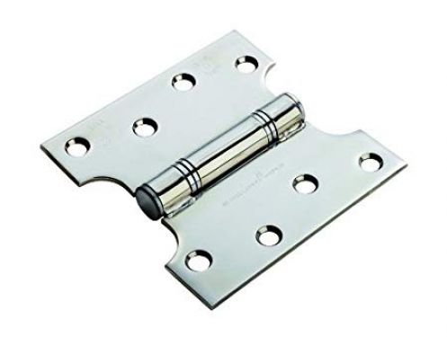 Click Here To Enlarge This Photo Of H2N1424SSS - Carlisle Brass Eurospec 102mm x 102mm x 3mm Parliament Hinges c&sol;w Screws Satin Stainless Steel