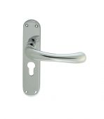 EL11YCP - Carlisle Brass Manital 'Ibra' Euro Profile Lock Lever Handles &lpar;47&period;5mm c&sol;c&rpar; Polished Chrome