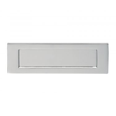 Click Here To Enlarge This Photo Of M36DSC - Carlisle Brass Victorian Letter Plate &lpar;Satin Chrome&rpar; Size&colon; 305&period;5x104mm - c&sol;c&colon; 275mm - Aperture&colon; 249x60&period;5mm