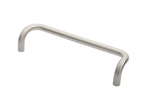 Click Here To Enlarge This Photo Of PAC1300SSS - Carlisle Brass Eurospec 300mm x 19mm Cranked Pull Handle &lpar;G316&rpar; Satin Stainless Steel