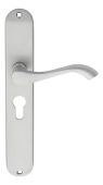 DL380YSC - Carlisle Brass 'Andros' Lever Lock Furniture Euro Profile &lpar;47&period;5mm c&sol;c&rpar; Satin Chrome