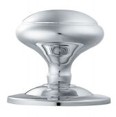 M61CP - Carlisle Brass Victorian Centre Door Knob &lpar;Round&rpar; 85mm Rose Polished Chrome