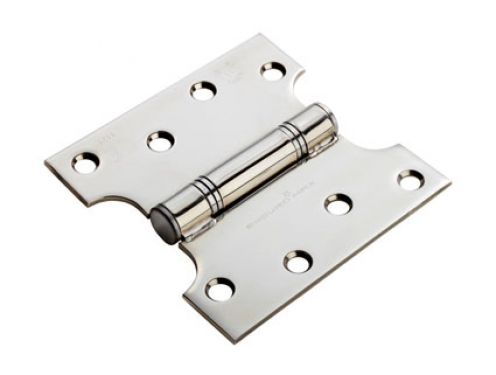 Click Here To Enlarge This Photo Of H2N1424BSS - Carlisle Brass Eurospec 102mm x 102mm x 3mm Parliament Hinges c&sol;w Screws Polished Stainless Steel