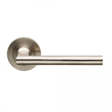 Click Here To Enlarge This Photo Of SWL1120SSS - Carlisle Brass Eurospec 'Soho' Designer Lever on Round Rose &lpar;G304&rpar; Satin Stainless Steel