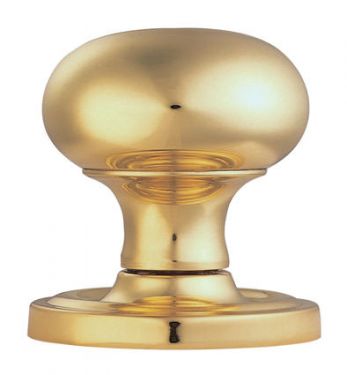 Click Here To Enlarge This Photo Of M35C - Carlisle Brass Manital Victorian Mushroom Mortice Knob Set &lpar;Concealed Fix&rpar; Polished Brass