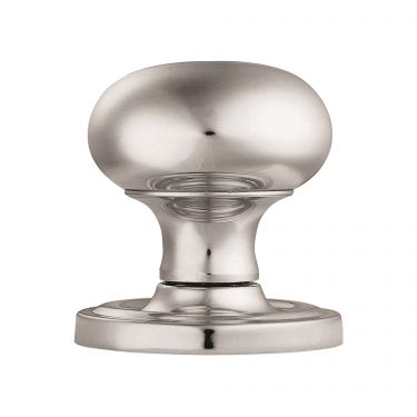 Click Here To Enlarge This Photo Of M35CCP - Carlisle Brass Manital Victorian Mushroom Mortice Knob Set &lpar;Concealed Fix&rpar; Polished Chrome
