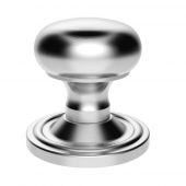 M35CSC - Carlisle Brass Manital Victorian Mushroom Mortice Knob Set &lpar;Concealed Fix&rpar; Satin Chrome