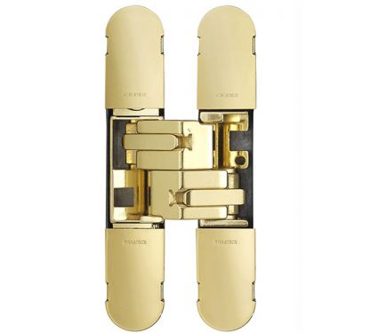 Click Here To Enlarge This Photo Of CI001131OTT00 - Carlisle Brass CEAM 1131 3D Concealed Hinge 160 x 32mm &lpar;Max 80kg per 2 hinges&comma; 120kg per 3 hinges&rpar; Polished Brass