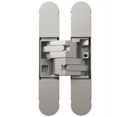 Click Here To Enlarge This Photo Of CI001131VCH00 - Carlisle Brass CEAM 1131 3D Concealed Hinge 160 x 32mm &lpar;Max 80kg per 2 hinges&comma; 120kg per 3 hinges&rpar; Champagne Silver