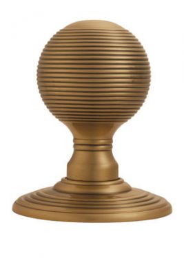 Click Here To Enlarge This Photo Of DK37CFB - Carlisle Brass Delamain Reeded Mortice Knobs &lpar;Concealed Fix&rpar; Florentine Bronze