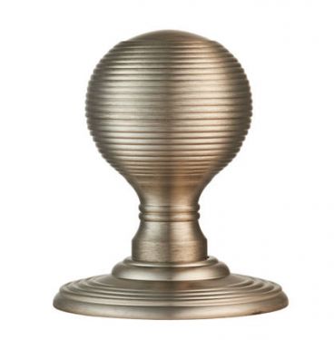 Click Here To Enlarge This Photo Of DK37CSN - Carlisle Brass Delamain Reeded Mortice Knobs &lpar;Concealed Fix&rpar; Satin Nickel