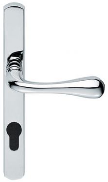 Click Here To Enlarge This Photo Of AQ1NP92CP - Carlisle Brass Manital Narrow Plate 'Astro' Lever Furniture &lpar;92mm Centres - 124mm Screw Centres&rpar; Polished Chrome