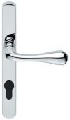 AQ1NP92CP - Carlisle Brass Manital Narrow Plate 'Astro' Lever Furniture &lpar;92mm Centres - 124mm Screw Centres&rpar; Polished Chrome